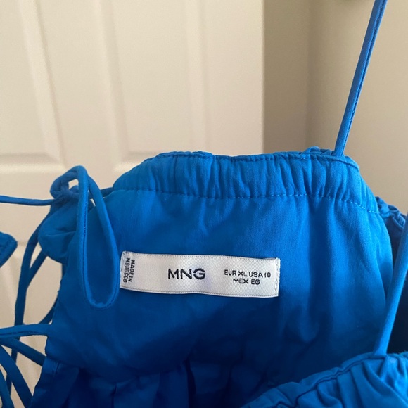 Mango ruffle top midi dress - Picture 5 of 5